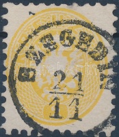 1864 2kr sárga / yellow 'SZEGEDIN'