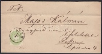 1864 3kr helyi levélen / on local cover 'OFEN' - Pest