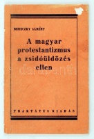 Bereczky Albert: A magyar protestantizmus a zsidóüldözés ellen. Reprint kiadás. Bp., 1984, Református Zsinati Iroda Sajtóosztálya. 44 p. Kiadói papírkötésben.