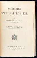 Cesare Orsenigo: Borromei Szent Károly élete. Bp., 1929, Szent István Társulat. Kiadói papírkötésben, jó állapotban, körülvágatlan. Ritka!