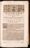 Eminentissimi Domini D. Joannis Bona... cardinalis : Opera omnia. Venetiis, 1772. Kroabeli egészbőr kötésben / In full leather binding 668p. 25x40 cm