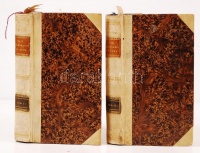 Vasi, Mariano: Itinerario istruttivo di Roma. antica e moderna ovvero descrizione generale dei monumenti antichi e moderni ... Riveduta, corretta ed accresciuta da A. Nibby. I.-II. Rom, 1818. Stamperia de Romanis, 47 metszettel és két metszett,