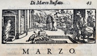 Bussato [Bussatti] da Ravenna, Marco: Giardino di agricoltura. Venezia, 1592, Giovanni Fiorina. Olasz nyelvű mezőgazdasági traktátus, első kiadás. Papír, többféle (feltehetőleg észak-itáliai) vízjellel, 59 folio (ebből 53 számozott),
