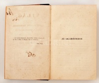gróf Széchenyi István: Világ, vagy is felvilágosító töredékek némi hiba s előitélet eligazítására. Pest, 1831. Füskúti Landerer. 10+XL+41-539+5 p. Első kiadás! későbbi, a gerinc alsó részén kissé sérült