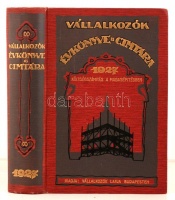 Vállalkozók évkönyve és címtára 1927 I-II.
I. kötet: Óriás Zoltán: Költségszámítás a magasépítésben - Gyakorlati kézikönyv. II. kötet: Címtár.  Bp, 1927, Vállalkozók Lapja. 983 p. Kiadói festett, illusztrált, aranyozott