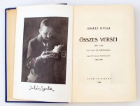 Juhász Gyula összes versei. 1905-1929. Sík Sándor előszavával. Sajtó alá rendezte Paku Imre. 1. köt. Szeged, 1940, Szukits. 1 t. VIII, 384 p. Aranyozott kiadói egészvászon-kötésben, a gerince kissé kopottas. Első összkiadás, a