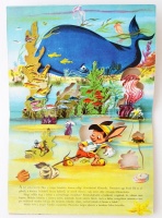Ana Kulusic (szerk.): Pinocchio. Játékos képeskönyv. Walt Disney. Zágráb, 1960, Mladost. Térbeli képekkel. Illusztrált kiadói kemény kötésben.