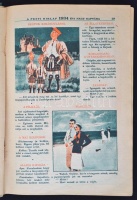 1934 A Pesti Hírlap nagy naptára. 44. évf. Bp., 1934,  Légrády (A Pesti Hírlap könyvtára 10.). Kiadói kopottas, aranyozott egészvászon-kötésben.