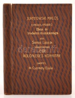 Colligatum. Dr. Somos Lajos: Juristowski Miklós ezredes-hadbíró élete és irodalmi munkássága.
Eger, 1937, Szent János Ny. 103 l. Hozzákötve: Egy különleges könyvtár. Ismerteti Dr. Csermely Gyula. Bp., é.n., Klein Ny. 125 l. Korabeli