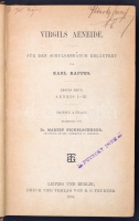 Vergils Aeneide für den Schulgebrauch erläutert von Karl Kappers., Lepizig und Berlin, 1904, Teubner. Korabeli, kissé sérült félvászonkötésben.