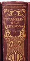 A Franklin kézi lexikona I-III. Teljes sorozat. Bp., 1912. Franklin Társulat. Egységes szecessziós félvászon kötésben.