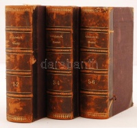 Kisfaludi Kisfaludy Károly minden munkái. I-VI. kötet. Budapest, 1893, Franklin. Kiadói, aranyozott, domdornyomott félbőr kötésben, színezett lapszélek. A gerinc ill. a sarkok kissé viseltesek, egyébként jó állapotúak.
