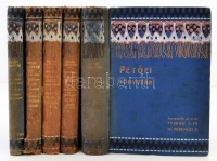 A Petőfi Könyvtár öt kötete: Petőfi Sándor és lyrai költészetünk; Petőfi élete; Az elzárt mennyország; Petőfi napjai a magyar irodalomban 1842-1849; Petőfi a világirodalomban. Bp., 1908-1911, Kunossy, Szilágyi és társa