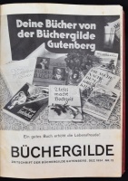 Zeitschrift der Büchergilde Gutenberg. Dez. 1934. Nr. 12. Wien, 1935, Gutenberg. 208 p. Korabeli egészvászon-kötésben, számos képpel.