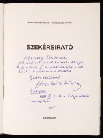 Tóth-Máthé Miklós - Vencsellei István: Szekérsirató. Debrecen, 1991, PIREMON. Dedikált példány!