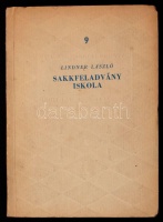 Dr. Lindner László: Sakkfeladvány iskola. A magyar sakkélet könyvei 9. Bp., 1954, Sport. Kiadói kartonborítékban.