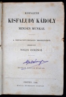 Kisfaludi Kisfaludy Károly minden munkái. Szerk.: Toldy Ferenc.  5. kiad. Pest,  1860, Heckenast Gusztáv. 211 p + 3 rézmetszetű képpel. Eredeti papírkötésben