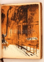 József Attila: Hazám. Juhász Ferenc előszavával, Csernus Tibor eredeti rajzaival, Bp., 1956, Szépirodalmi. 53 p. 8 t. (kőnyomatok) Számozott, 801. sz példány! Kopottas, kissé sérült kiadói félbőrkötésben.