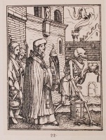 Hans Holbein's Todtentanz in 53 getreu nach den Holzschnitten lithographirten Blaettern. Hrsg. von J. Schlotthauer. Mit erklärendem Texte.
<br/>München. 1832. Schlotthauer, 53 Litho képpel / With 53 Litho illustrations(1 kép és a