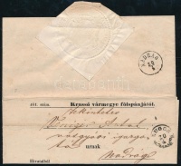 1867 Ex offo 'LUGOS' - 'NADRÁG'