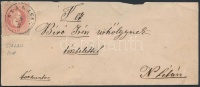 ~1867 5kr levélen / on cover 'SZALACS' - 'BIHAR' - 'BIHAR-DIOSZEGH' - 'NAGY-LÉTA'
