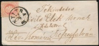 1868 5kr levélen 'NYITRA'