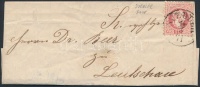 1871 5kr levélen / on cover 'SVEDLÉR'