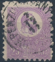 1871 Kőnyomat 25kr ibolya (40.000)