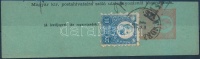 1871 Réznyomat 10kr 5kr díjjegyes kivágáson 'SZ. ENDRE'