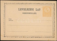 1878 Díjjegyes levelezőlap újnyomat (10.000)