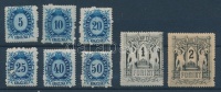 1874 Távirda teljes sor (8.000) (1Ft értéken betapadás)
