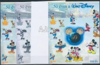 2005/25 Walt Disney 4 db-os emlékív garnitúra (28.000)