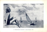 1940 Balaton, VI. Nemzetközi Sporthét (non PC) (EK)