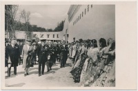 1940 Budapest, Nemzetközi Vásár, Goldberger Textil; Horthy Miklós, Purgly Magdolna