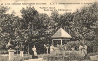 Budapest II. Cs. és kir. gyalogsági hadapród iskola, Tisztikert részlet; Bíró Pál fényképész