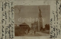 1905 Budapest II. Máriaremete, templom, Tej és kávé csarnok, photo (b)