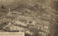 Budapest V. Kerepesi temető, légifelvétel, kiadja és a felvételt készítette Kral Sándor 'A magyar aero-klub' kapitánya / aerial view (EB)