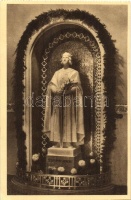 Budapest V. Kegyes Tanítórendi Gimnázium belseje, Szent Imre szobra, Vastagh László alkotása (ázott sarkak / wet corners)