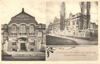 Budapest VIII. Kir. Magyar Tudományegyetem Elmekórtani Klinika, Art Nouveau, kiadja Klösz György és fia