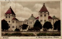 Budapest XI. IV. Károly király laktanya, a főbejárat (EK)