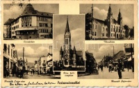 Budapest XX. Pestszenterzsébet, Gimnázium, Városháza, Kossuth Lajos utca, Római katolikus templom (EK)