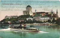 Esztergom, Bazilika, prímási palota, gőzhajó (EB)