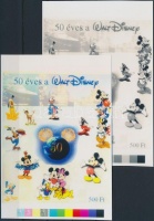 2005/25 Walt Disney cromalin emlékívpár (120.000)