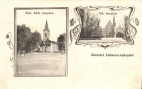 Nádasdladány, Római Katolikus és Református templom, Art Nouveau (EK)