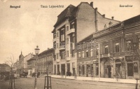 Szeged, Tisza Lajos körút, Sas-udvar, Hipp női szabóság, Blau Lajos üzlete