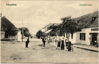 Várpalota, Kossuth utca, Schmideg J. üzlete