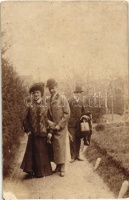 1903 Zalaegerszeg, park részlet, pár, photo  (EB)