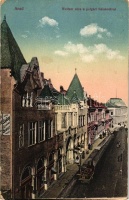 Arad, Weitzer utca, Polgári fiú iskola, úri szabóság / street, boy school (EK)