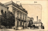 Arad, Lyceum, hátoldalon Pichler Sándor papír-, papíráru- és írószer nagykereskedő reklámja / advertisement on the backside