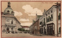 Dés, Dej; Fő tér, Jagamas János üzlete / main square, shops